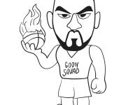 Coloriage Goon Squad de Space Jam nouvel h&eacute;ritage