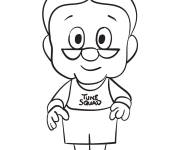 Coloriage Granny simple de Tune Squad