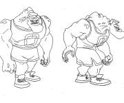 Coloriage L'adversaire de Tune Squad Space Jam un nouvel h&eacute;ritage