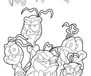 Coloriage Les monstres de Space Jam