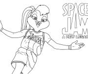 Coloriage Lola Bunny Tune Squad de Space Jam