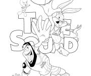 Coloriage Poster de Bugs Bunny Space Jam 2