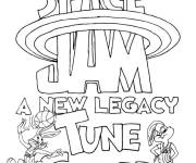 Coloriage Poster Space Jam
