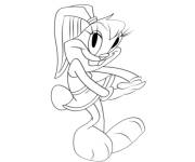 Coloriage et dessins gratuit Space Jam Bunny simple à imprimer