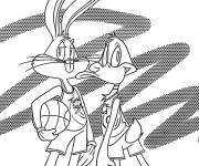 Coloriage Space Jam un nouvel h&eacute;ritage de Disney
