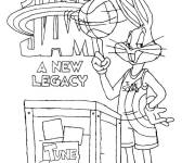 Coloriage Tune Squad Bugs Bunny dessin anim&eacute;