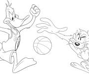 Coloriage Tune Squad de dessin anim&eacute; Space Jam 2