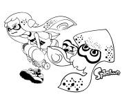 Coloriage Agent Splatoon 3