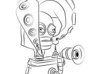 Coloriage Calmar AI Splatoon