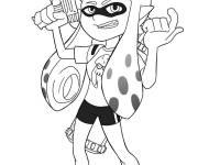 Coloriage Inklings et arme