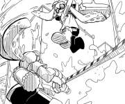 Coloriage Le bataille des peintures vives de Splatoon
