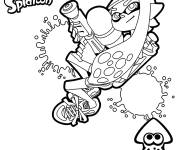 Coloriage Les Inklings splatoon 2