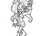 Coloriage Marina Ida de Splatoon 2