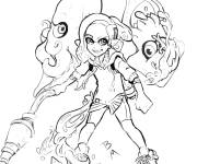 Coloriage Ray de Splatoon 2