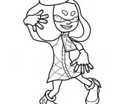 Coloriage Splatoon Pearl Houzuki