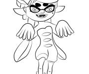 Coloriage Squid Sister Splatoon