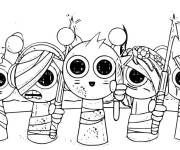 Coloriage Aventure des personnages Sprunki