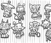 Coloriage Chibi Sprunki