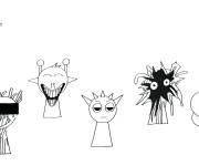 Coloriage Collection Sprunki