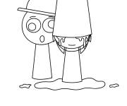 Coloriage Couvre-chefs Sprunki