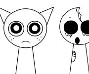 Coloriage Dr&ocirc;le de Gray et Brud