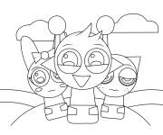 Coloriage Illustration Sprunki chibi
