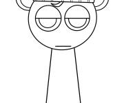 Coloriage Imagier Sprunki Ciel