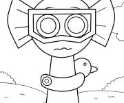 Coloriage Mignon Sprunki Simon