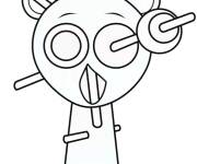 Coloriage et dessins gratuit Monstre de Sprunki à imprimer