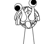 Coloriage Monstre Sprunki