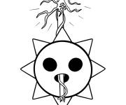 Coloriage Mr. Sun de Sprunki Corruptbox