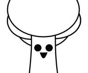 Coloriage et dessins gratuit Mr.Tree sprunki facile à imprimer