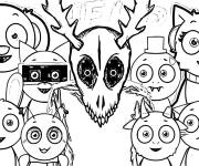 Coloriage Personnages Sprunki Corruptbox