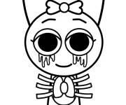 Coloriage Pinki pour fille Sprunki