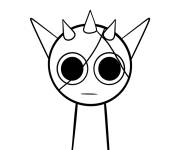 Coloriage Raddy Sprunki Corruptbox