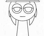 Coloriage et dessins gratuit Sprunki Accordeur à imprimer