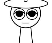 Coloriage et dessins gratuit Sprunki Argent Clukr à imprimer