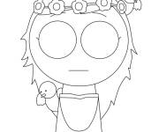 Coloriage Sprunki Bonus Rose