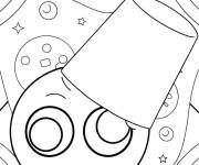 Coloriage Sprunki Brud en marron