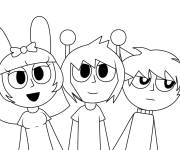 Coloriage Sprunki But Human