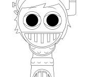 Coloriage Sprunki Geno