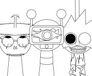 Coloriage Sprunki infect&eacute;