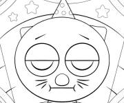 Coloriage Sprunki Lario &agrave; motif