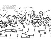 Coloriage Sprunki mutil&eacute;