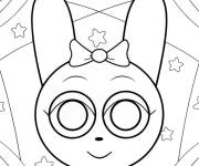 Coloriage Sprunki Pinki en rose