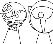 Coloriage Sprunki Raddy et Clukr