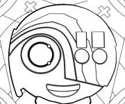 Coloriage Sprunki Rebel pour maternelle