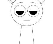 Coloriage Sprunki Sky