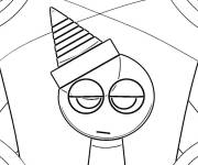 Coloriage Sprunki Travis