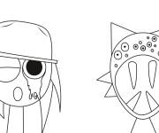 Coloriage Tuner et Wenda